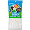 Image 1 : Perler Beads White Bead Bag (6000 Count) Lot of 7