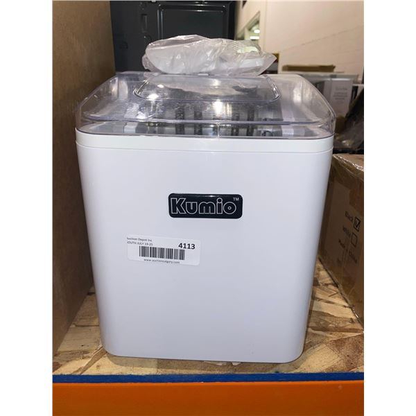 Ice Makers Countertop, KUMIO Ice Machine Maker Countertop 9 Ice Bullet Ice in 8 Mins, 26 lbs in 24 h