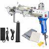 Image 1 : Tufting Gun 2 in 1 Cut Pile and Loop Pile Electric Carpet Rug Guns with Tufting Cloth and Felt Backi