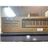 Image 2 : Finger Dance 61 Key Keyboard with Lighted Keys, Folding Piano, Semi Weighted Keys Portable Piano, Bl