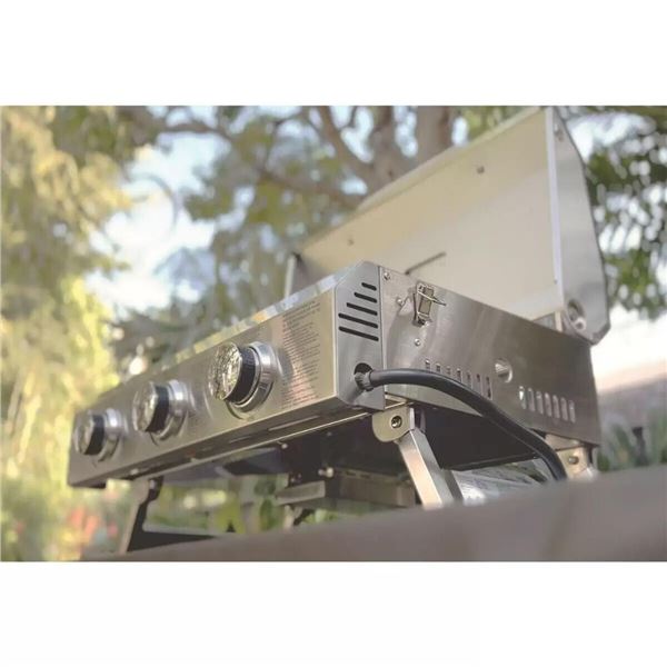 NXR Tabletop Propane Gas Grill 3 Burner