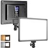 Image 1 : NEEWER 192 LED Video Light Panel, 20W Ultra Thin Bi Color Dimmable DSLR Camera Soft Light with 8000m