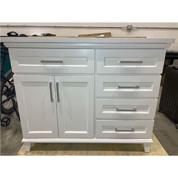 Marble Top White Bathroom Vanity