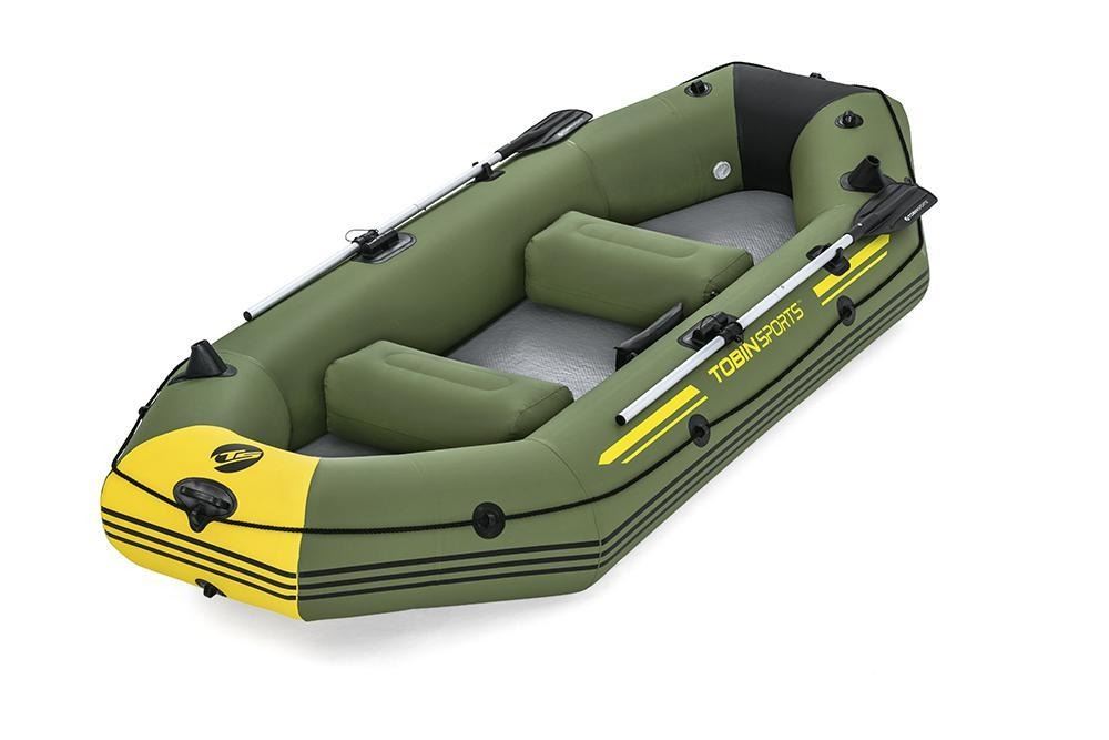 Inflatable Raft Kit Tobin Sports Canyon PRO 3-Person Inflatable Boat RAFT Set - Complete ...