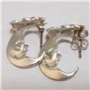 Image 2 : Silver Earrings (~Size 0) (~length 0inches) (~weight 4.21g), Suggested Retail Value $140