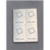 Image 2 : Valcambi Suisse 1g .999 Pure Silver Wafer Bars LOT of 4