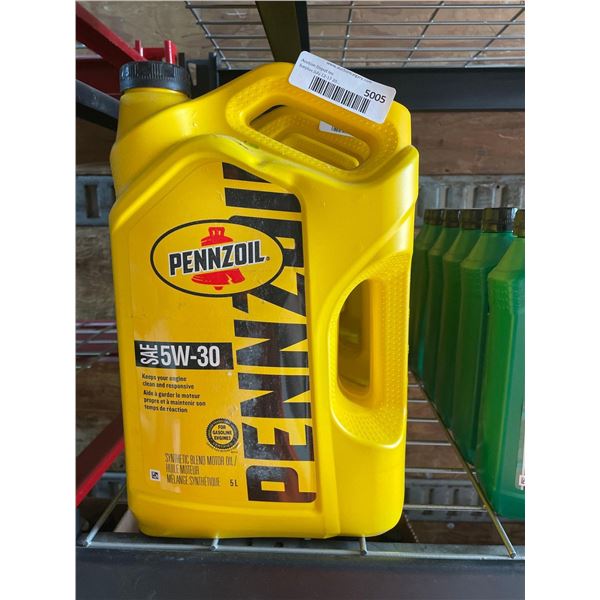 Pennzoil SAE 5W-30 Synthetic Blend Motor Oil 5L