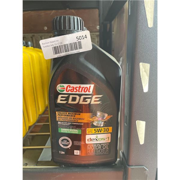 Castrol Edge SAE 5W-30 Full Synthetic Motor Oil  - Lot of 6 x 1L