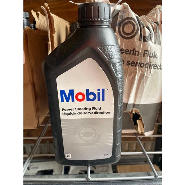 Mobil Power Steering Fluid - Lot of 6 x 1L
