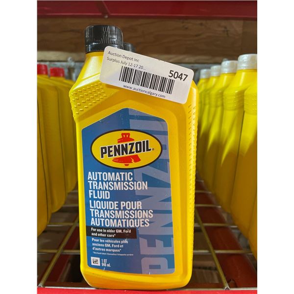 Pennzoil Automatic Transmission Fluid - Lot of 5 x 1L