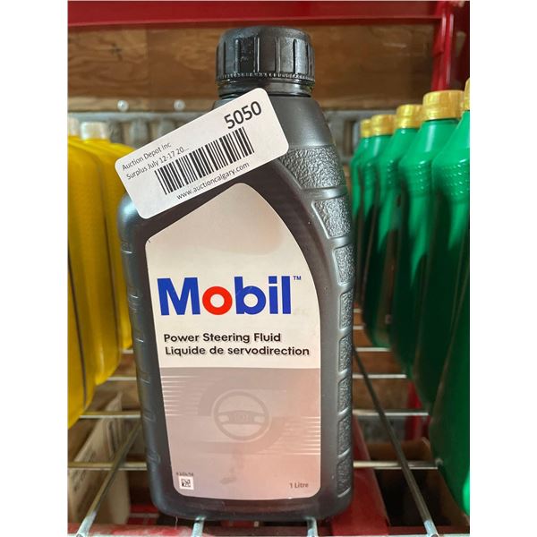 Mobil Power Steering Fluid - Lot of 6 x 1L