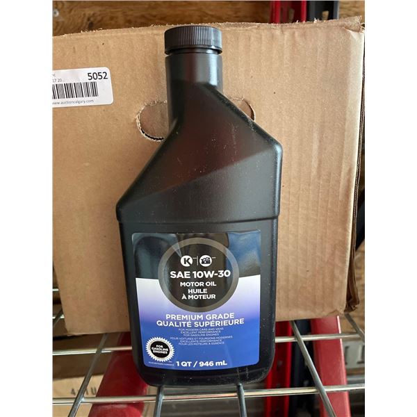 Circle K SAE 10W-30 Motor Oil - Lot of 12 x 1L