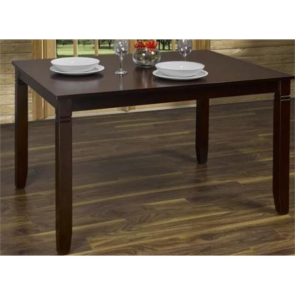 Kwality Imports NELLIE Dining Table; Espresso