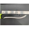 Image 5 : Defender Extreme Neon Handled 9 Inch serrated back Survival Knife with Sheath - NEW in box