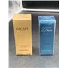 Image 1 : Escape For Men Eau De Toilette Spray Calvin Klein 50ml & Davidoff Cool Water Women Eau De Toilette N