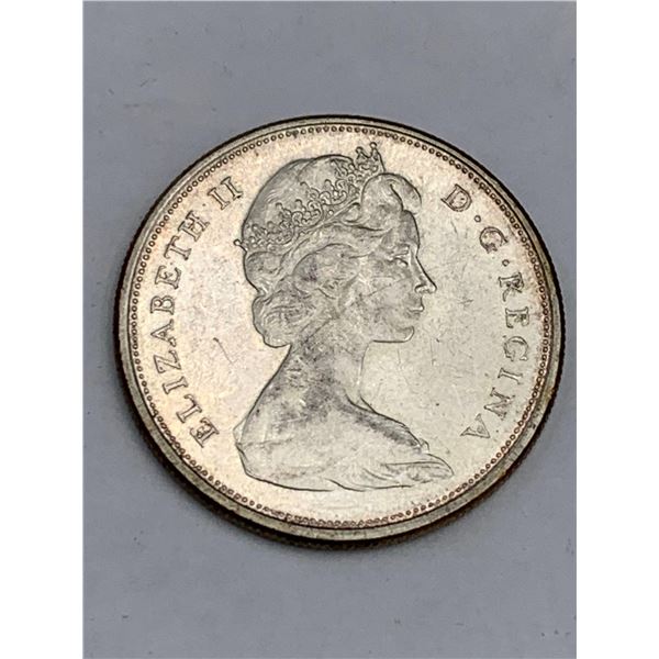 Vintage 1966 Canada Silver Half Dollar