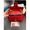 Image 5 : Gucci Red Velvet Small Marmont Bag