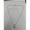 Image 1 : Brilliant Cut 1,0 Carat Solitaire Claw Mounted Pendant & Chain