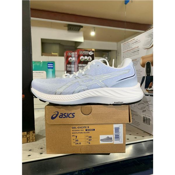 Asics GEl-Excite 9 White / Pure Silver Womens Size 7