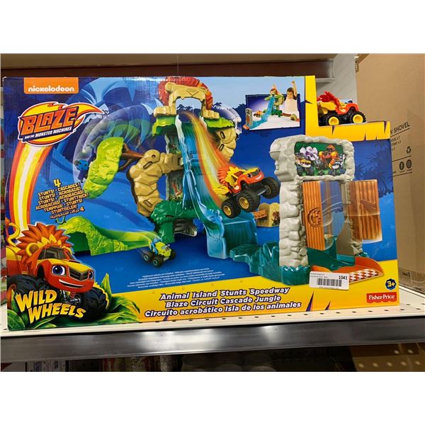 FP Nickelodeon Blaze And The Monster Machine Wild Wheels Animal Island Stunts Speedway