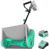 Image 1 : Litheli Cordless Snow Shovel, 20V 12-Inch Battery Powered Snow Thrower, Battery Snow Blower with Aux