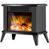 Image 1 : DONYER POWER 13" Height Mini Electric Fireplace Tabletop Portable Heater, 1500W, Black Metal Frame,R