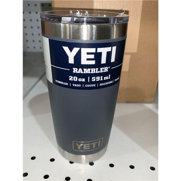 YETI Rambler 20 oz Stainless Steel Vacuum Insulated Tumbler w/MagSlider Lid