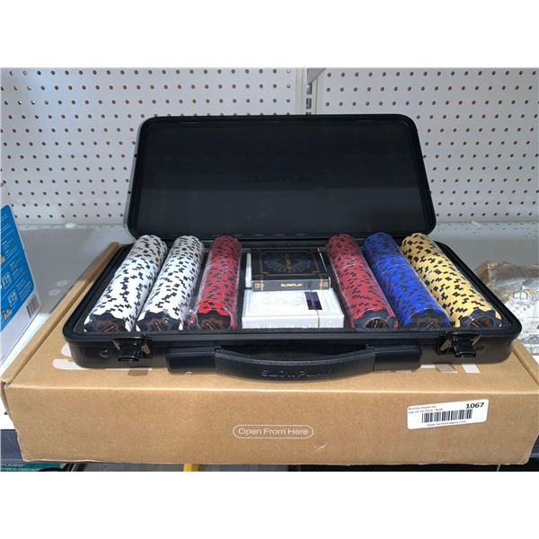 SlowPlay Nash Clay Poker Chip Set 300pc  40mm-Blank