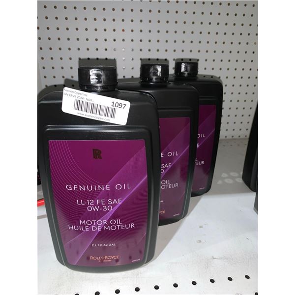 Rolls Royce Genuine Oil LL-12FE SAE QW-30Motor Oil 2L x 3