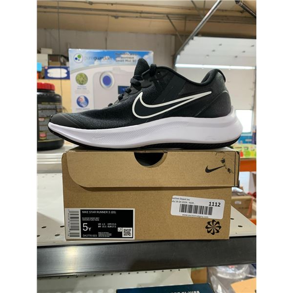 Mike Star Runners 3 GS Black Smoke Grey Size 5Y