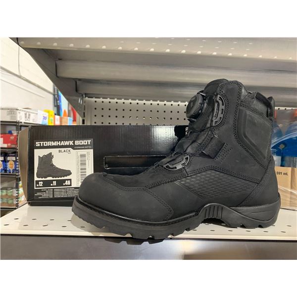 ICon Stormhawk Motorcycle Boot Mens Size 12 Black