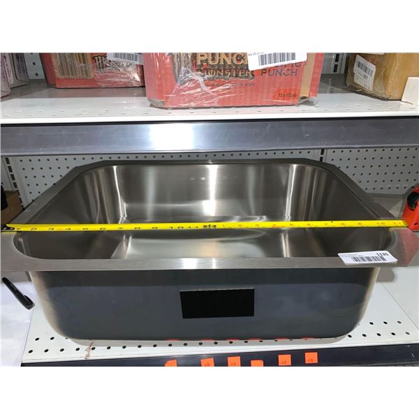 Stainless Steel Drop-In Sink Outer Measurements 23.5" x 17.5"
