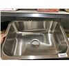 Image 3 : Stainless Steel Drop-In Sink Outer Measurements 23.5" x 17.5"