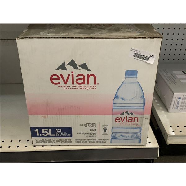Evian Natural Spring Water 12 x 1.5L