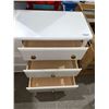 Image 2 : White Finish Wood 6 Drawer Dresser 52"L x 17.5"D x 30"H