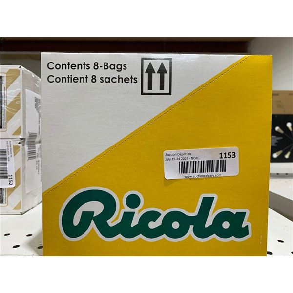 Ricola Original Herb Wrapped Cough Suppressant Throat Lozenges 8 x 17pcs