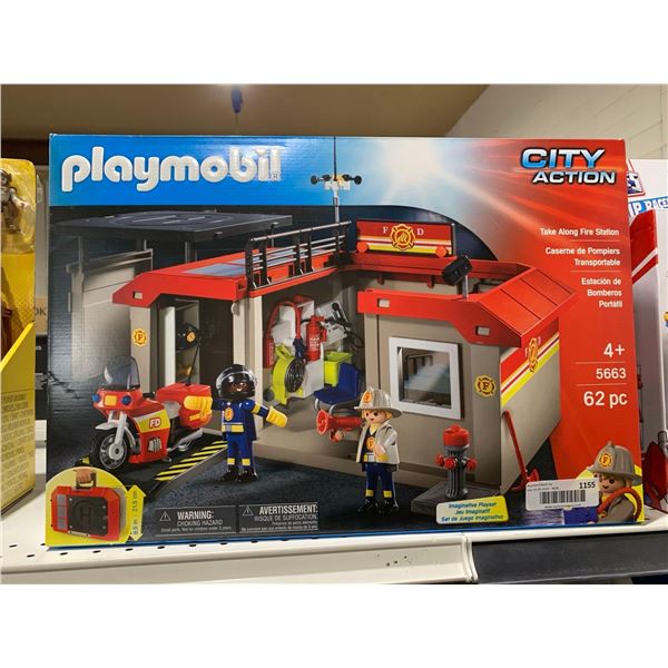 Playmobil City Action Take Along Fire Station