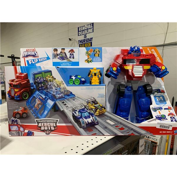 Playskool Heros Flip Racers Transgformers Rescue Bots