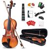 Image 1 : Vangoa 3/4 Violin Beginner Acoustic Violin Fiddle Three Quarters Starter Set for Students with Violi