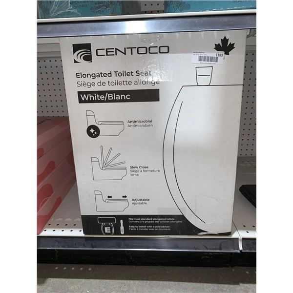Centoco Elongated Toilet Seat White