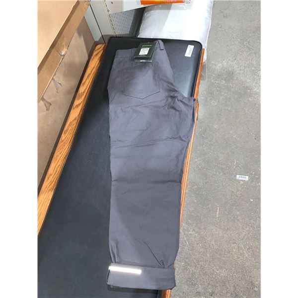 Woods Dark Grey Asphalt Mens Canvas Pants Size 36