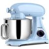Image 1 : COOKLEE Stand Mixer, 800W 8.5-Qt. Kitchen Mixer 10+1 Speeds with Dishwasher-Safe Dough Hooks, Flat B