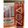 Image 2 : Zoa Strawberry Watermelon Zero Sugar Energy Drink 12 x 355ml