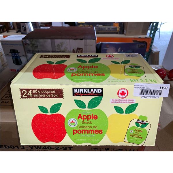 Kirkland Signature Organic Apple Snack 24 x 90g