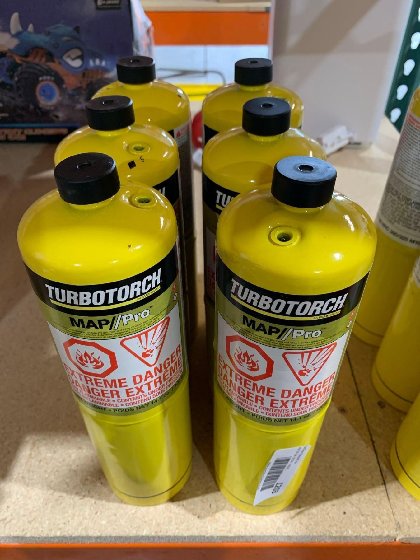 ESABTurbo Torch Map/Pro Gas 400g x 6