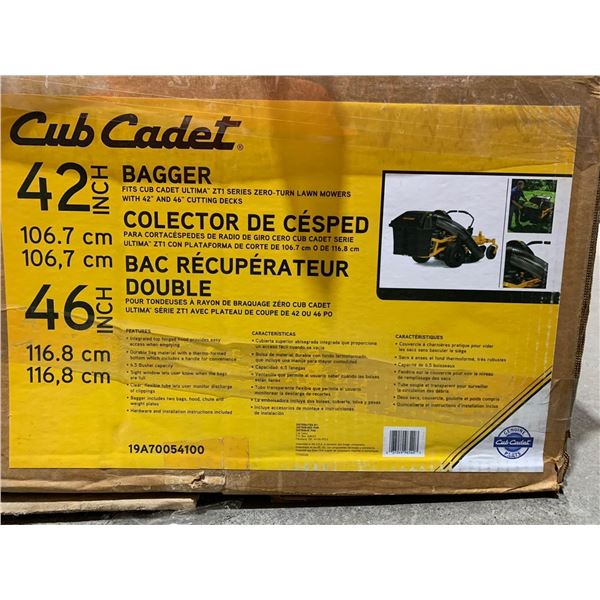 Cub Cadet 42" Bagger Fits Cub Cadet Ultima ZT Series Zero turn Lawn Mowers With 42" And 46" Cutting 