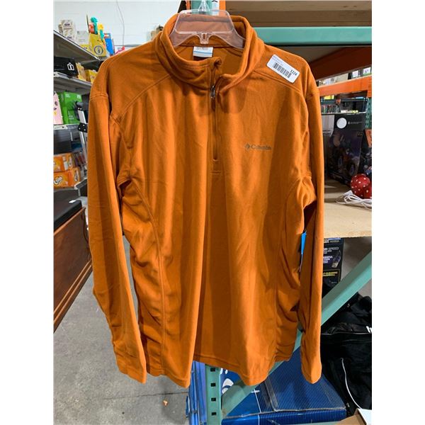 Columbia Klamath Range II Half Zip Warm Copper Mens Size XL