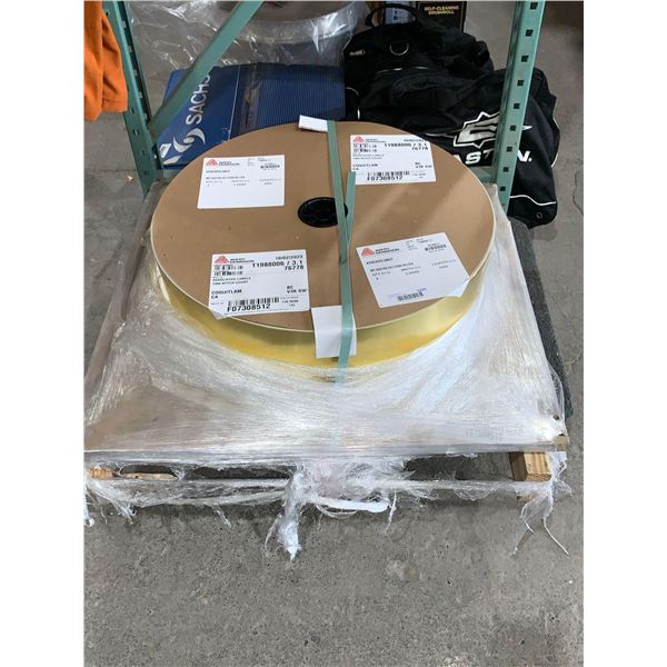 Avery Dennison BRT Gold Foil 3.25 Inches x 5500 Feet x's 2 Rolls   FSC/C4500/40#SCK