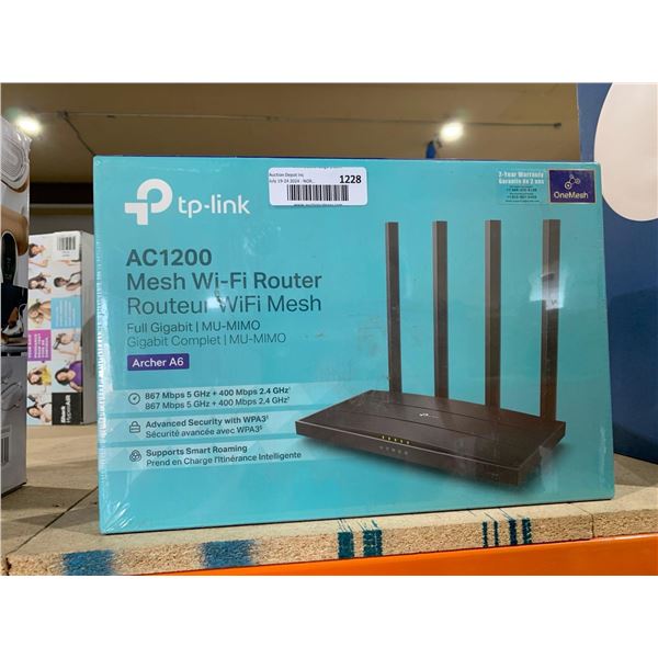 TP-Link AC1200 Mesh Wi-Fi Router Archer A6