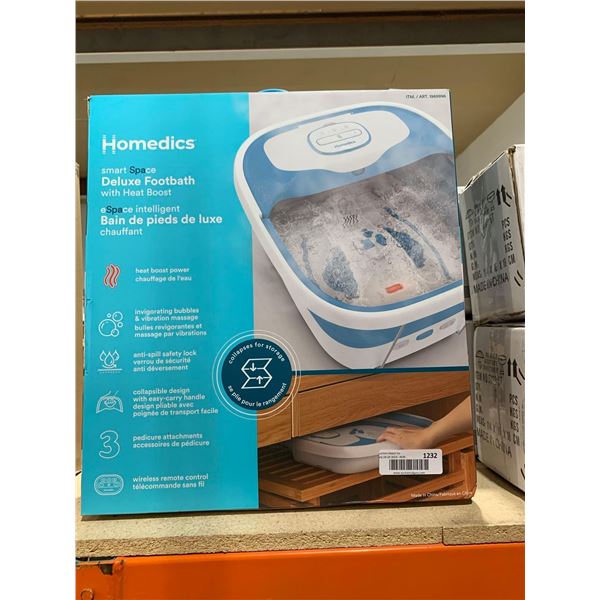 Homedics Smart Space Deluxe Footbath with Heat Boost